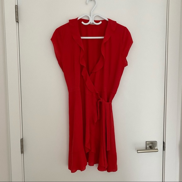 Sunday Best Ruffle Wrap Dress